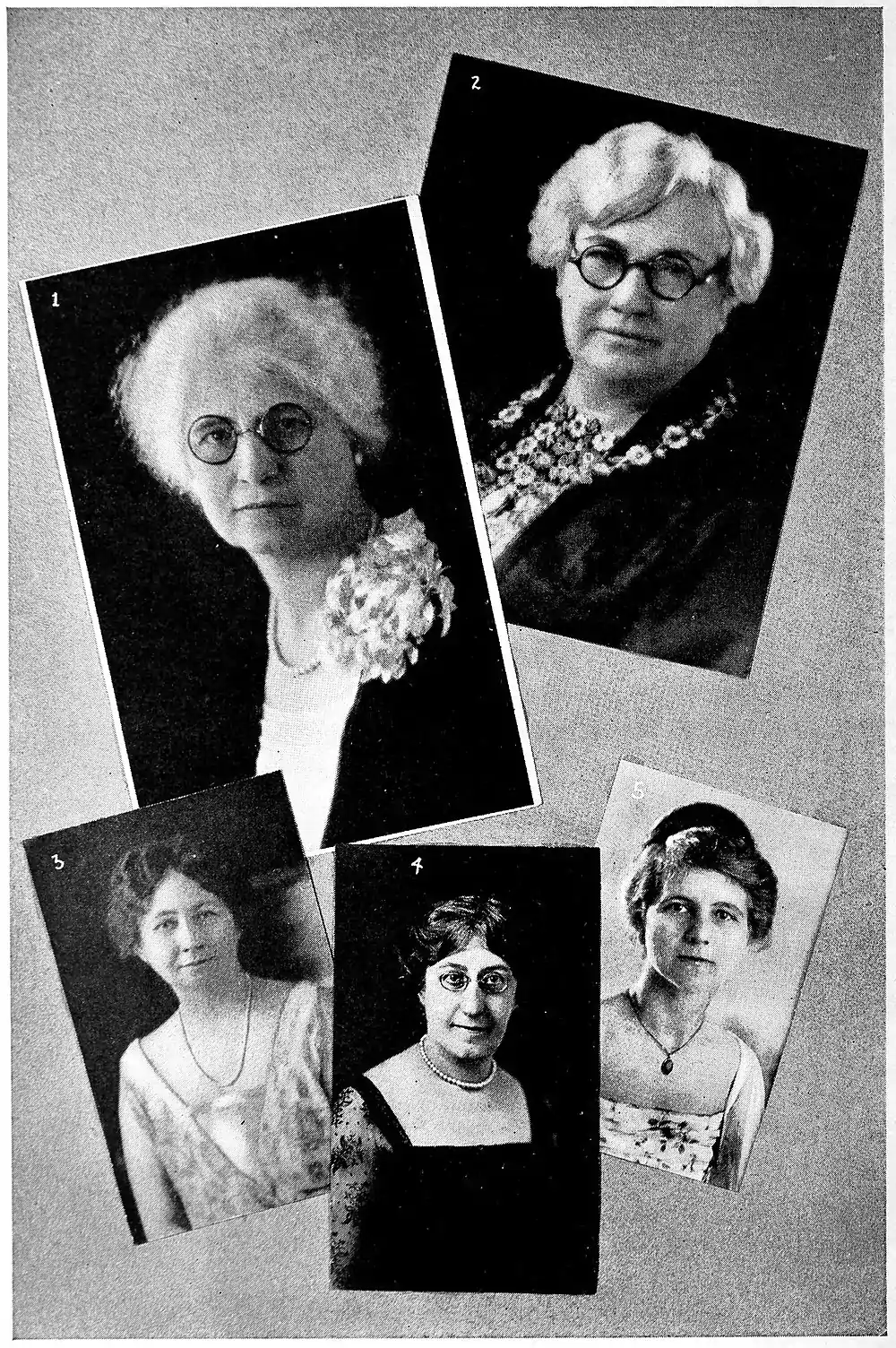 A Few of the Eminent Women of Arizona, C. Louise Boheringer, Mattie L. Williams, Marie Bartlett Heard, Margaret Wheeler Ross, Edith O. Kitt.jpg