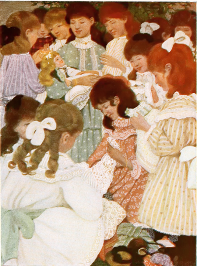 a group of girls