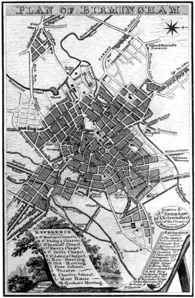 PLAN OF BIRMINGHAM