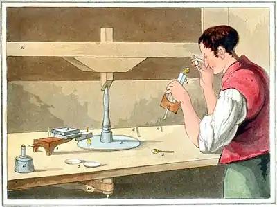 A Treatise on Diamonds, and Precious Stones - Diamond Polisher.jpg