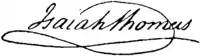 Appletons' Thomas Isaiah signature.png
