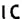 K written like IC