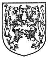 Fig. 295.—Two lions rampant combatant.