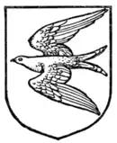 Fig. 466.—Martlet volant.
