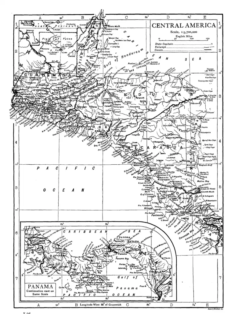 EB1911 Central America map.png