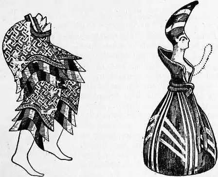 EB1911 Costume Figs. 17 & 18.—Fresco at Phaestus, Statuette from Petsofa.jpg