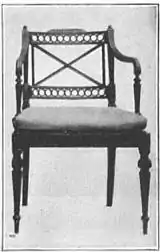 EB1911 Furniture Fig. 11.—Mahogany Chair in the style of Sheraton; about 1780.jpg