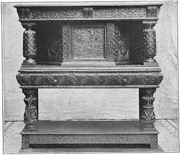 EB1911 Furniture Plate III 2. CARVED OAK COURT CUPBOARD.jpg