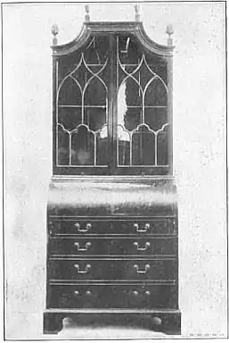 EB1911 Furniture Plate III 6. GLASS-FRONTED BOOKCASE AND CABINET.jpg