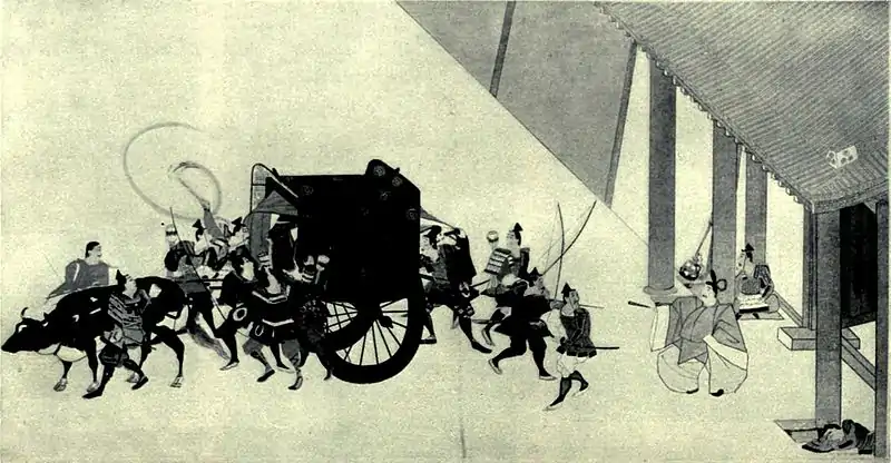 EB1911 Japan - Escape of the emperor by Keion.jpg