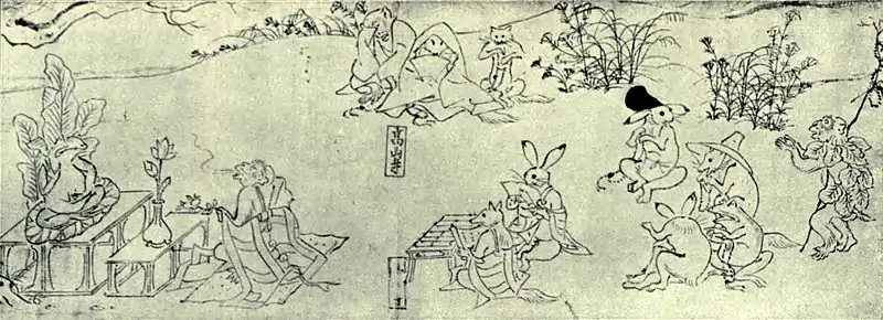 EB1911 Japan - Priests caricatured by Toba Sojo.jpg