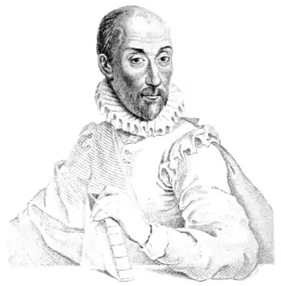 Hudibras, 1859 - Plate - Montaigne.png