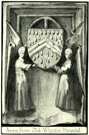 Arms from Old Wigston Hospital