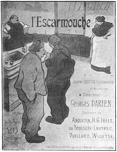 PP D129 poster by ibels for l'escarmouche.jpg