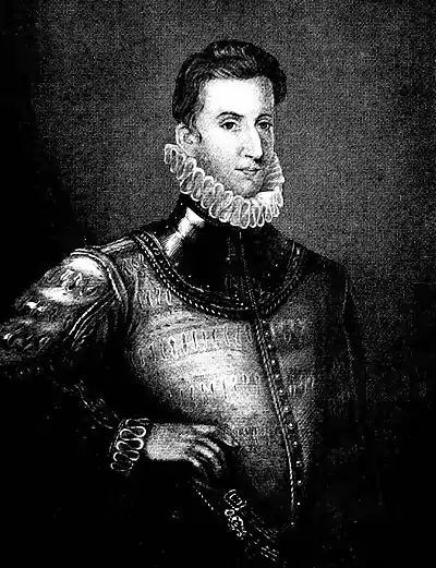 Portrait of Sir Philip Sidney, illusthatixg the ruff worn with armour- Elizabethan People (book).jpg