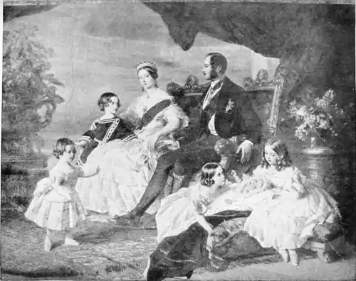 Queen Victoria - Queen Victoria, Prince Albert and the Royal Family.png