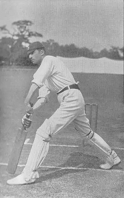 Ranji 1897 page 055 J. R. Mason driving to extra-cover.jpg