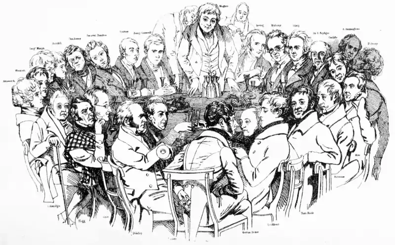 The Fraserians — The Maclise Portrait-Gallery, frontispiece.png
