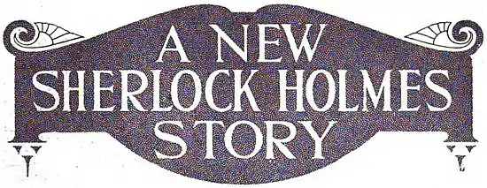 a new Sherlock Holmes story
