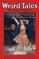 Weird Tales cover image for July 1927