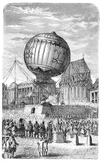 Wonderful Balloon Ascents, 1870 - Ascent of the 19th September, 1783, at Versailles.jpg