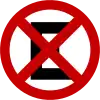 No parking or stopping