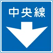 Center line: common in snowy areas where road markings may be obscured