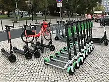 Scooters, jump, voi, lime etc.