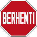 Stop sign