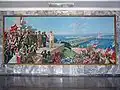 Painting in the small museum at the West Sea Barrage