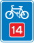 National Cycle Network Route 4 sign