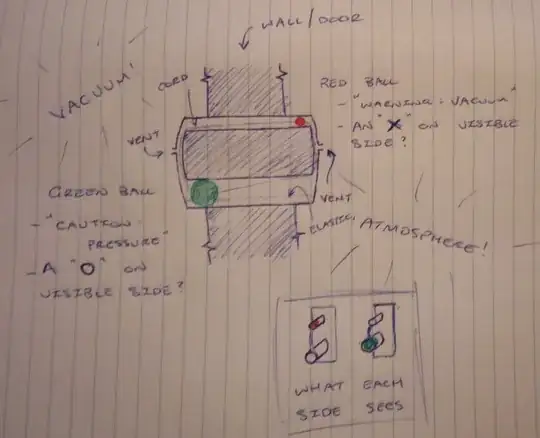 a hand-drawn schematic of the vacuum indicator described above