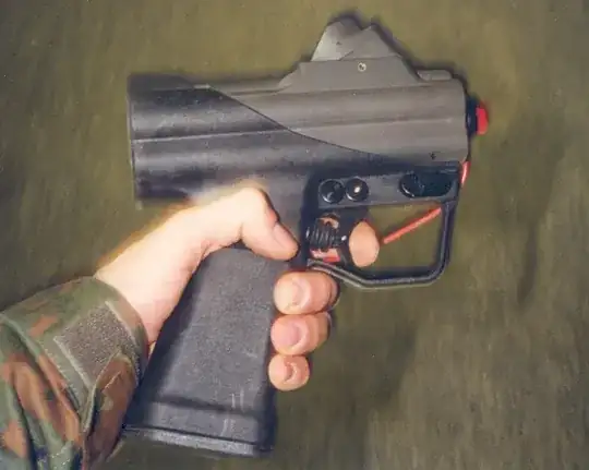 The Heckler & Koch P11 pistol, an underwater fiream