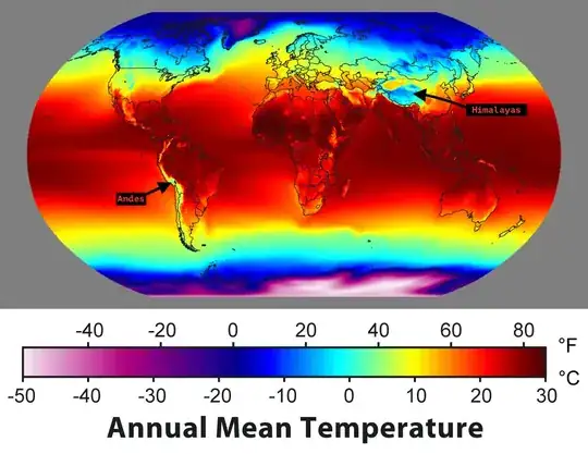 world temperature map