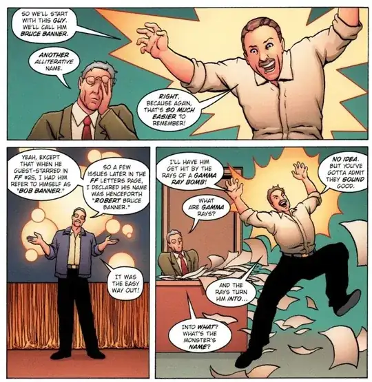 Stan Lee describing how he created the Hulk.
