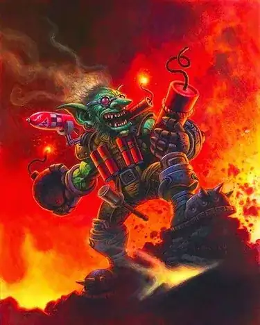 mad guy with explosives