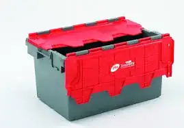 crate with interlocking lid