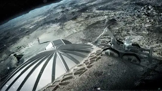 Model of International Moon Base