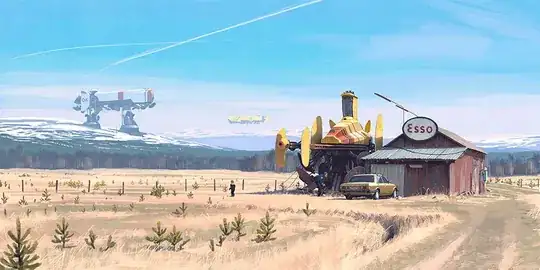 Simon Stalenhag freight hauler concept