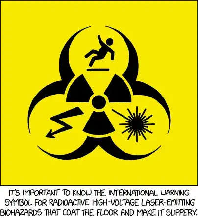 hazard sign