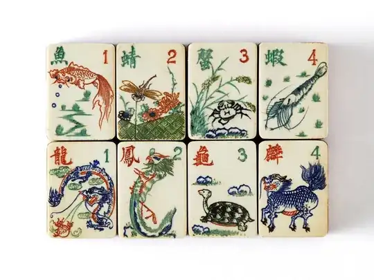 mah jongg tiles