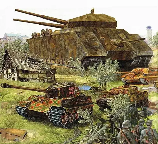 Landkreuzer P. 1000 "Ratte", Artis's impression