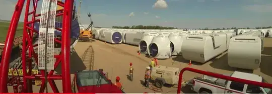100 Vesta 20MWt wind turbines
