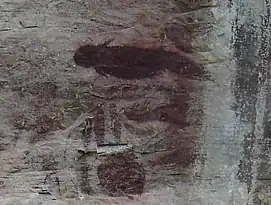 A cave painting of a dugong – Tambun Cave, Perak, Malaysia
