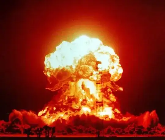 23 kt BADGER nuclear explosion