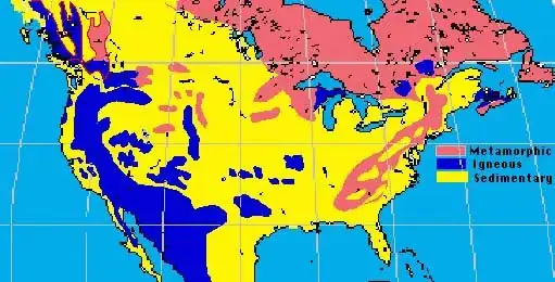 Rock Distribution in the US